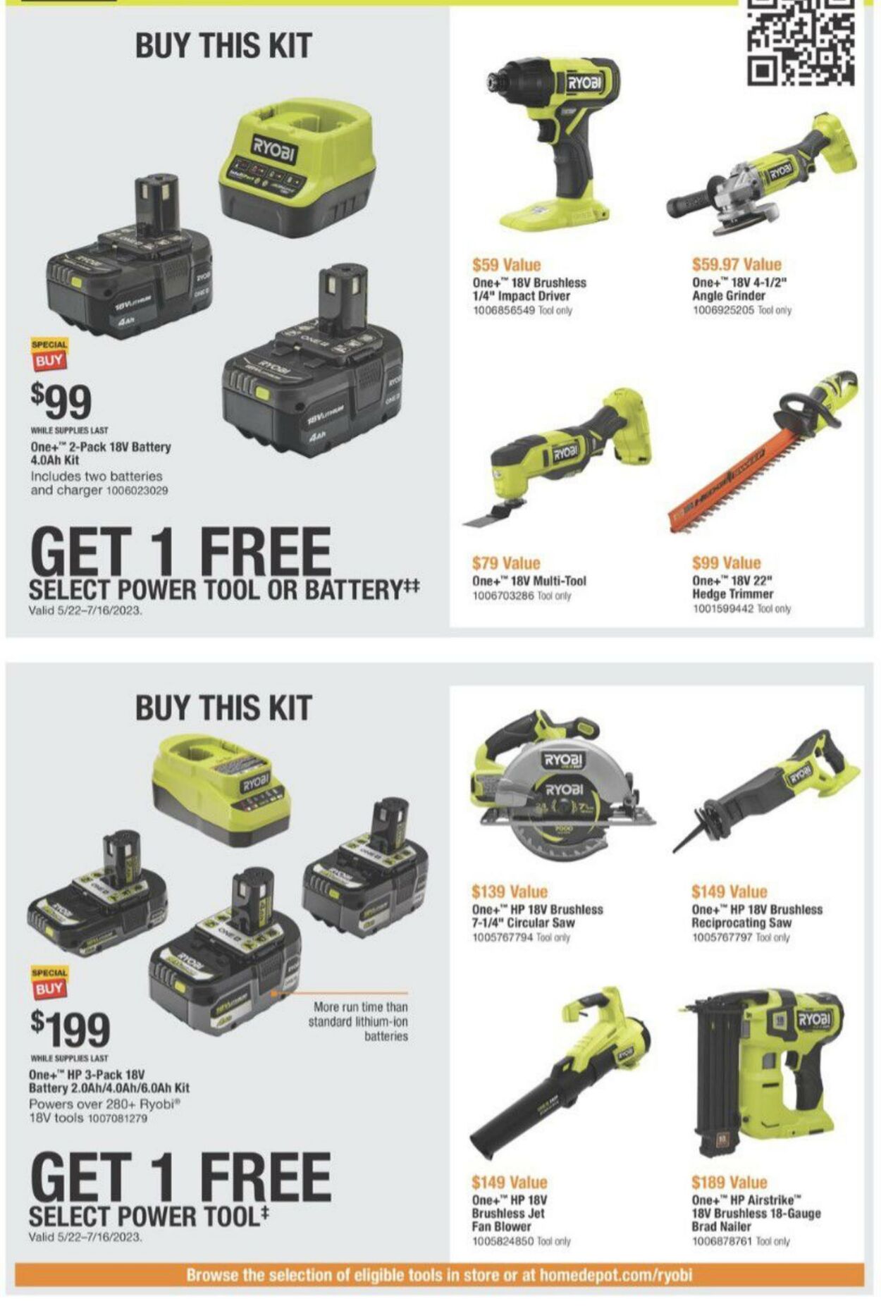 Home Depot Promotional Ad Father's Day 2023 Valid from 06/08 to 06/