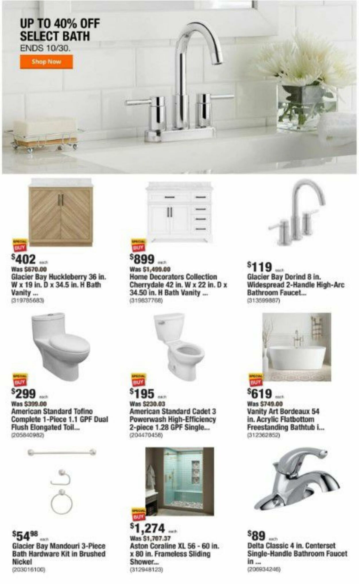 Weekly ad Home Depot 10/27/2022 - 11/03/2022