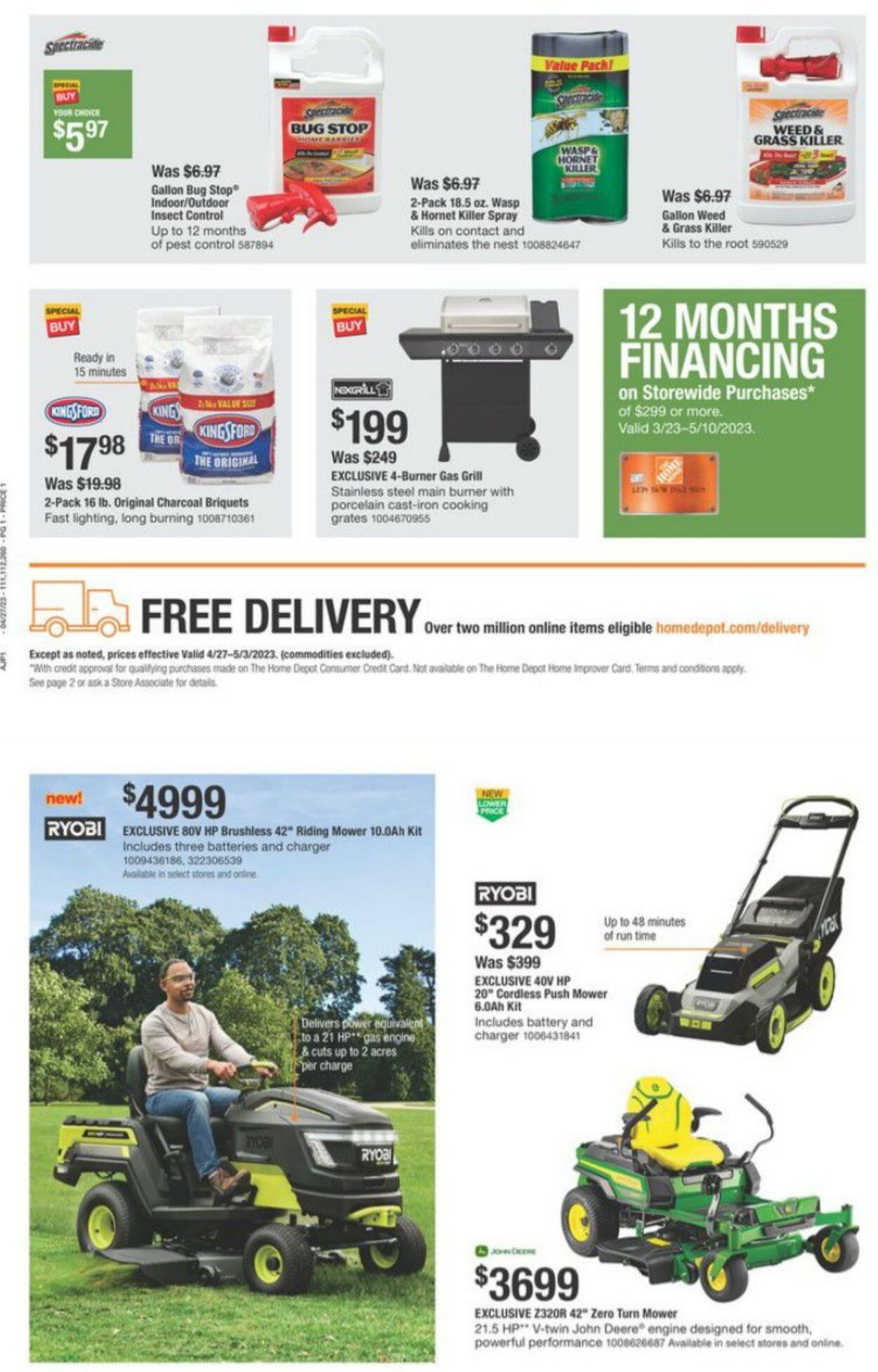 Weekly ad Home Depot 04/27/2023 - 05/03/2023