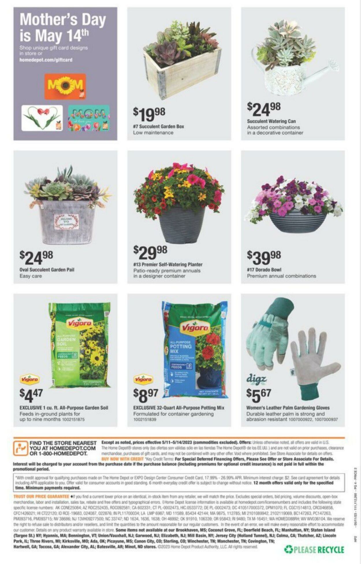 Weekly ad Home Depot 05/11/2023 - 05/14/2023
