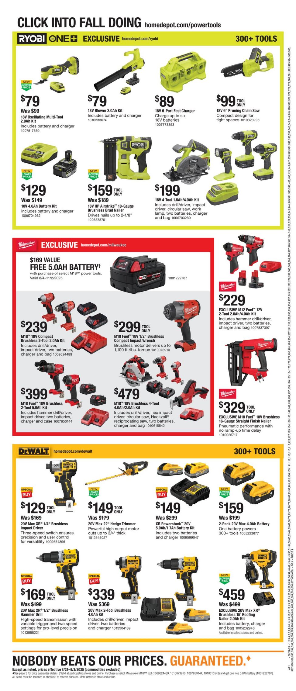 Weekly ad Home Depot 08/21/2025 - 09/03/2025