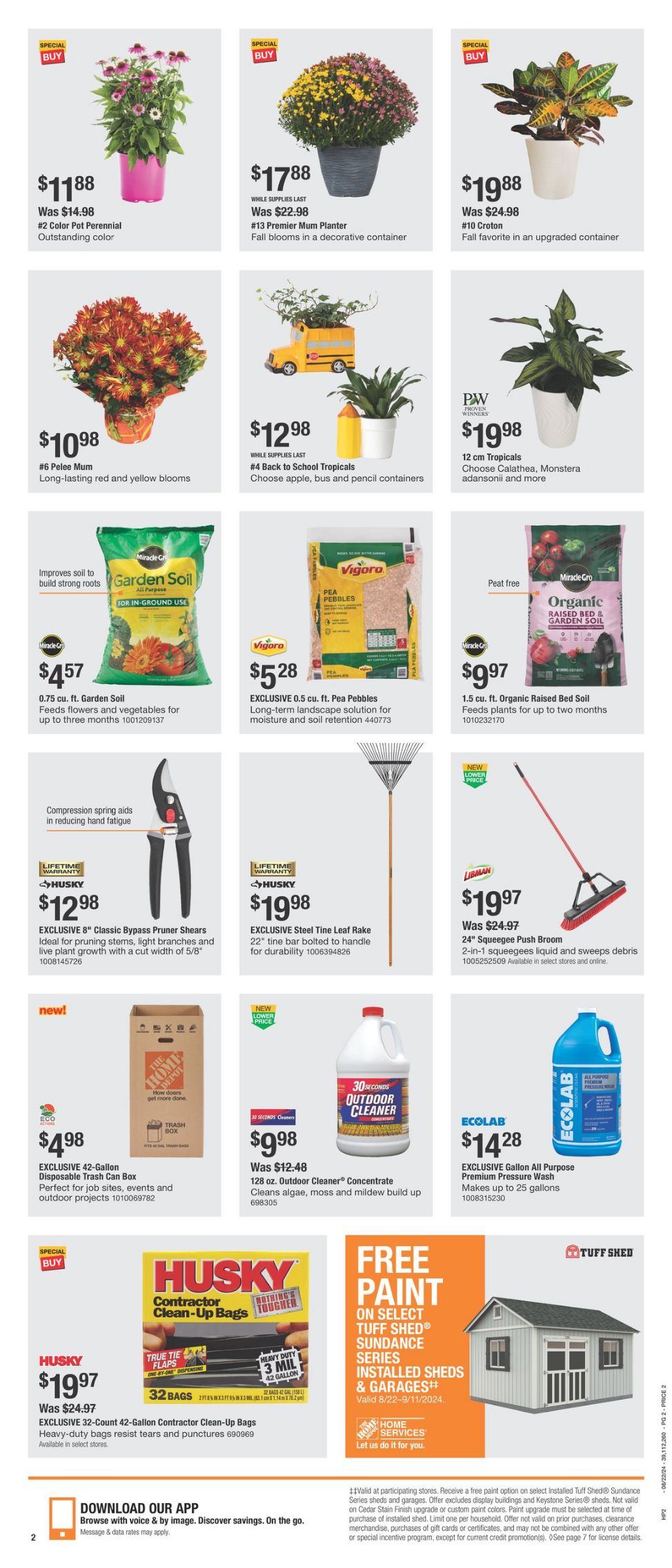 Weekly ad Home Depot 08/22/2024 - 09/04/2024