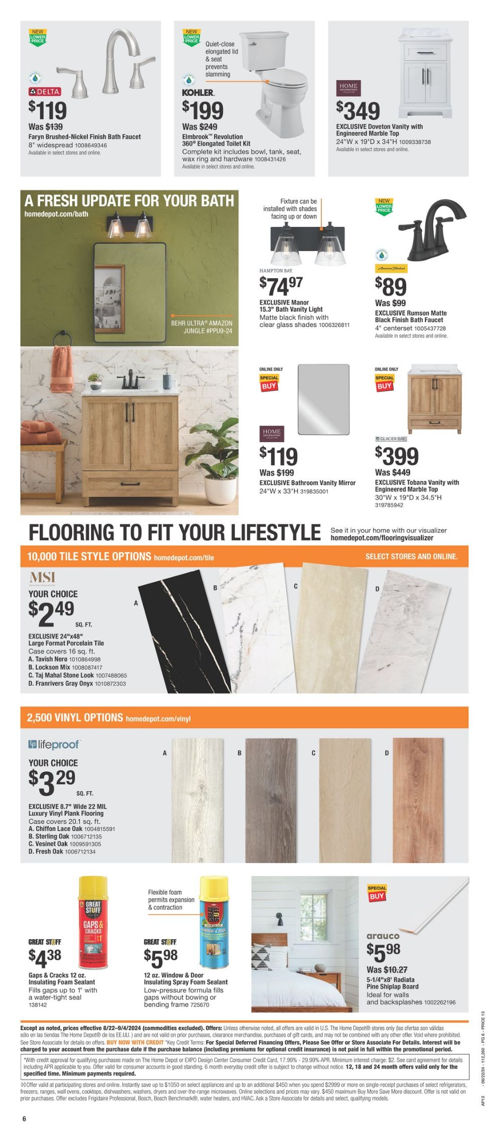 Weekly ad Home Depot 08/22/2024 - 09/04/2024