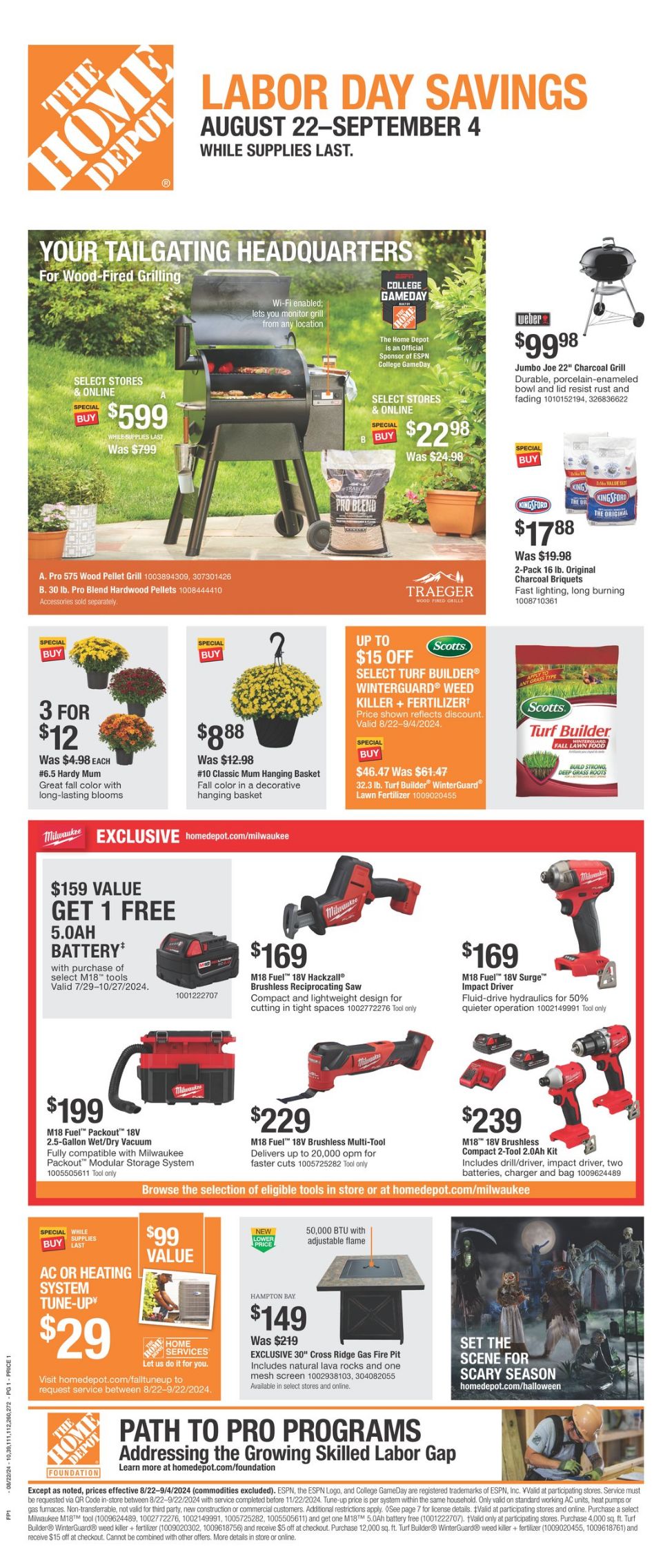 Weekly ad Home Depot 08/22/2024 - 09/04/2024