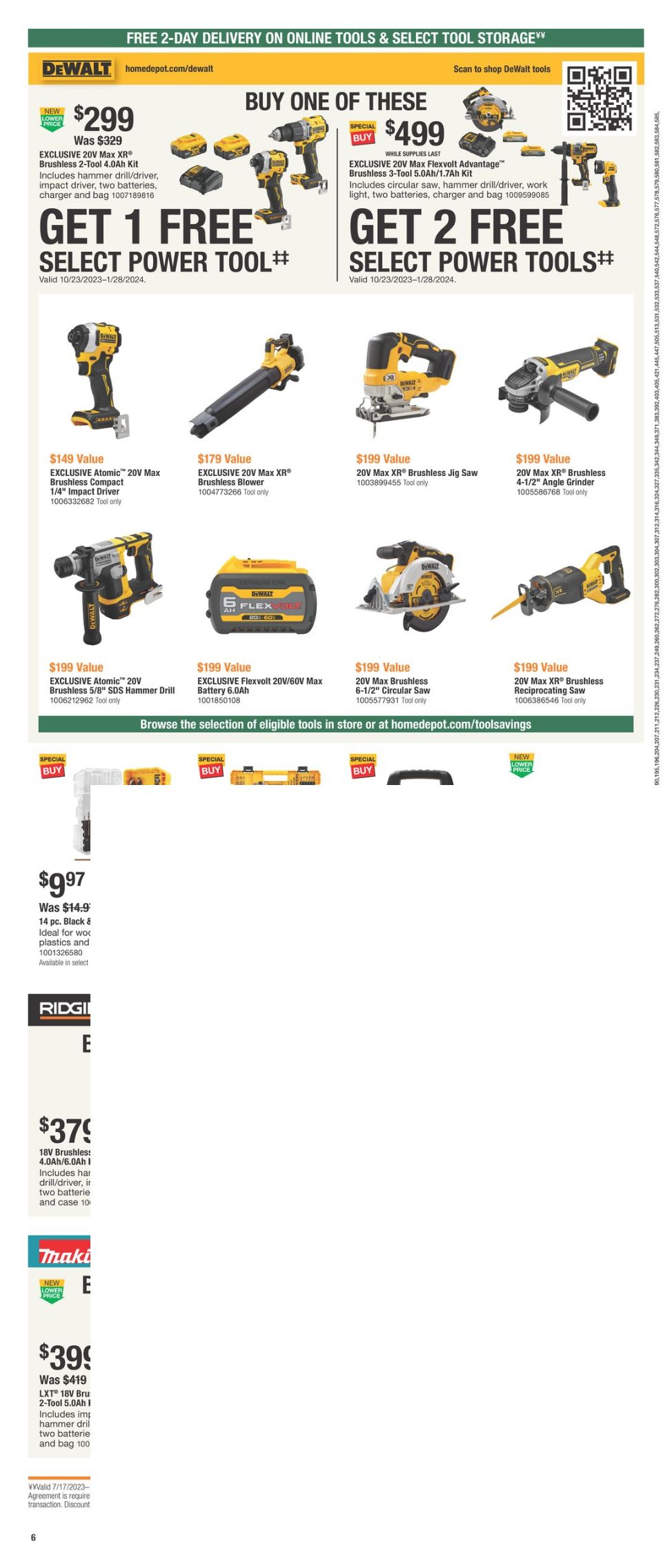 Weekly ad Home Depot 11/02/2023 - 11/22/2023