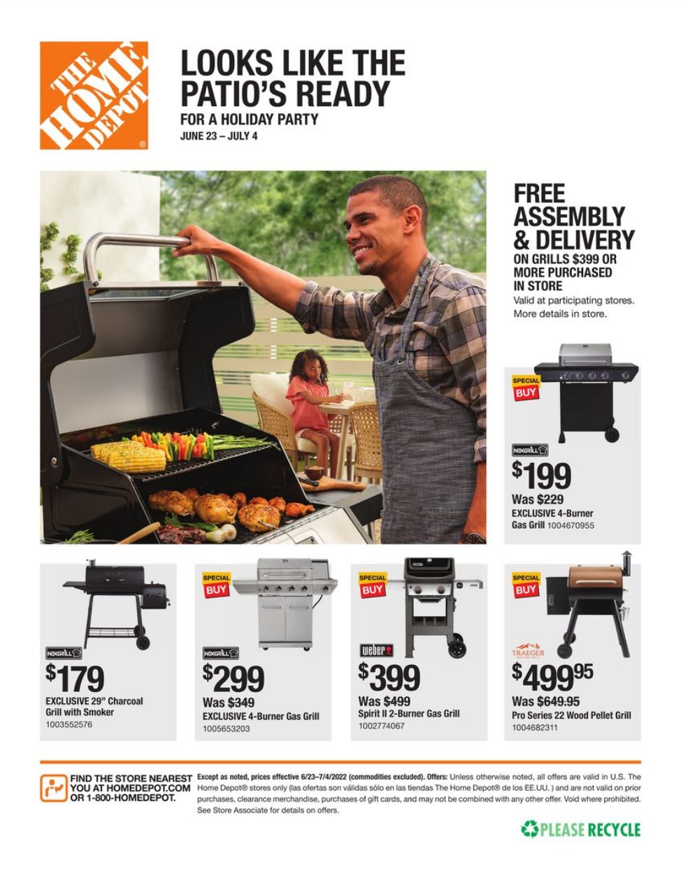 Weekly ad Home Depot 06/23/2022 - 07/04/2022