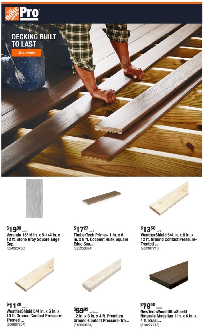 Weekly ad Home Depot 05/08/2023 - 05/15/2023