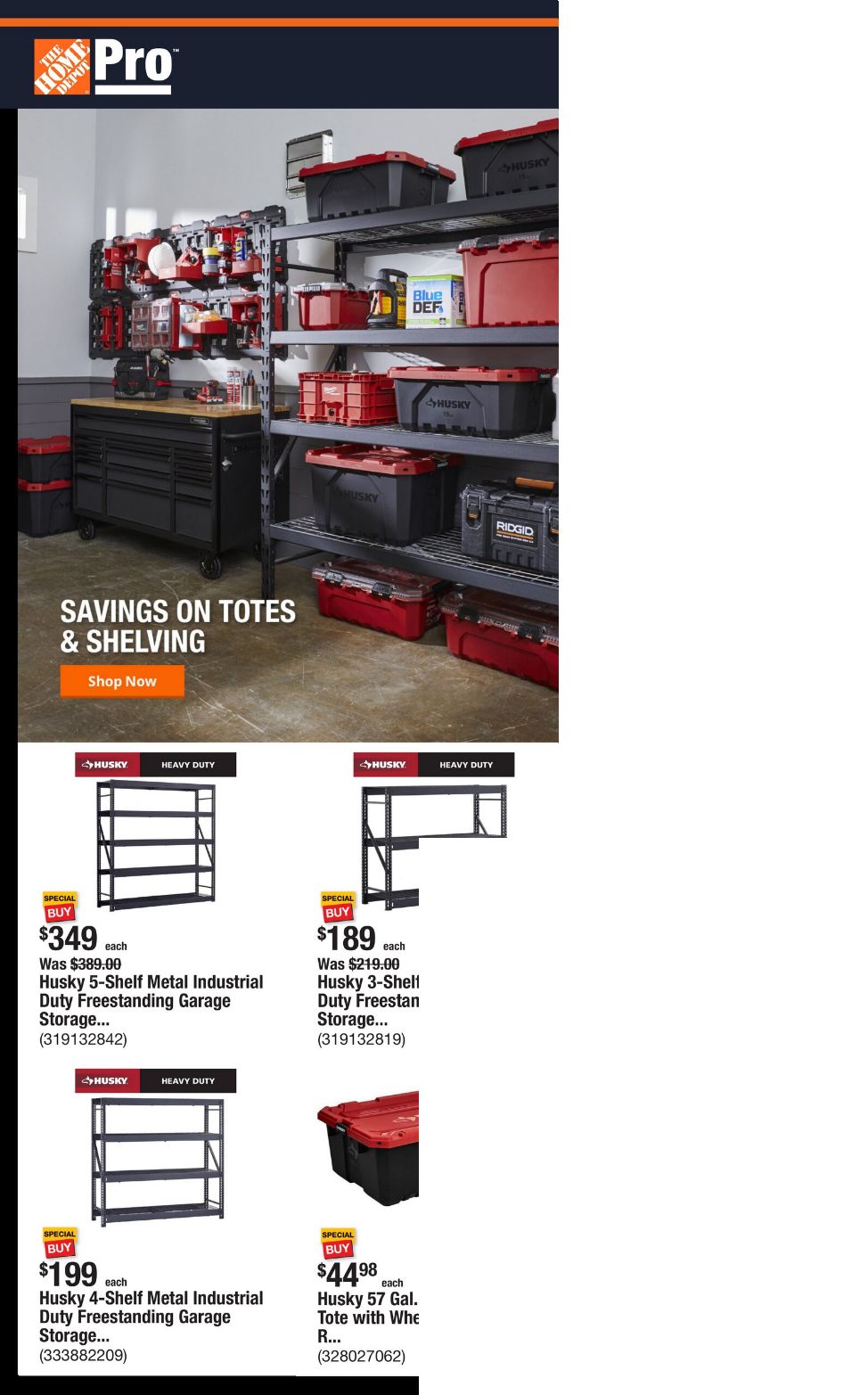 Weekly ad Home Depot 08/04/2025 - 08/11/2025