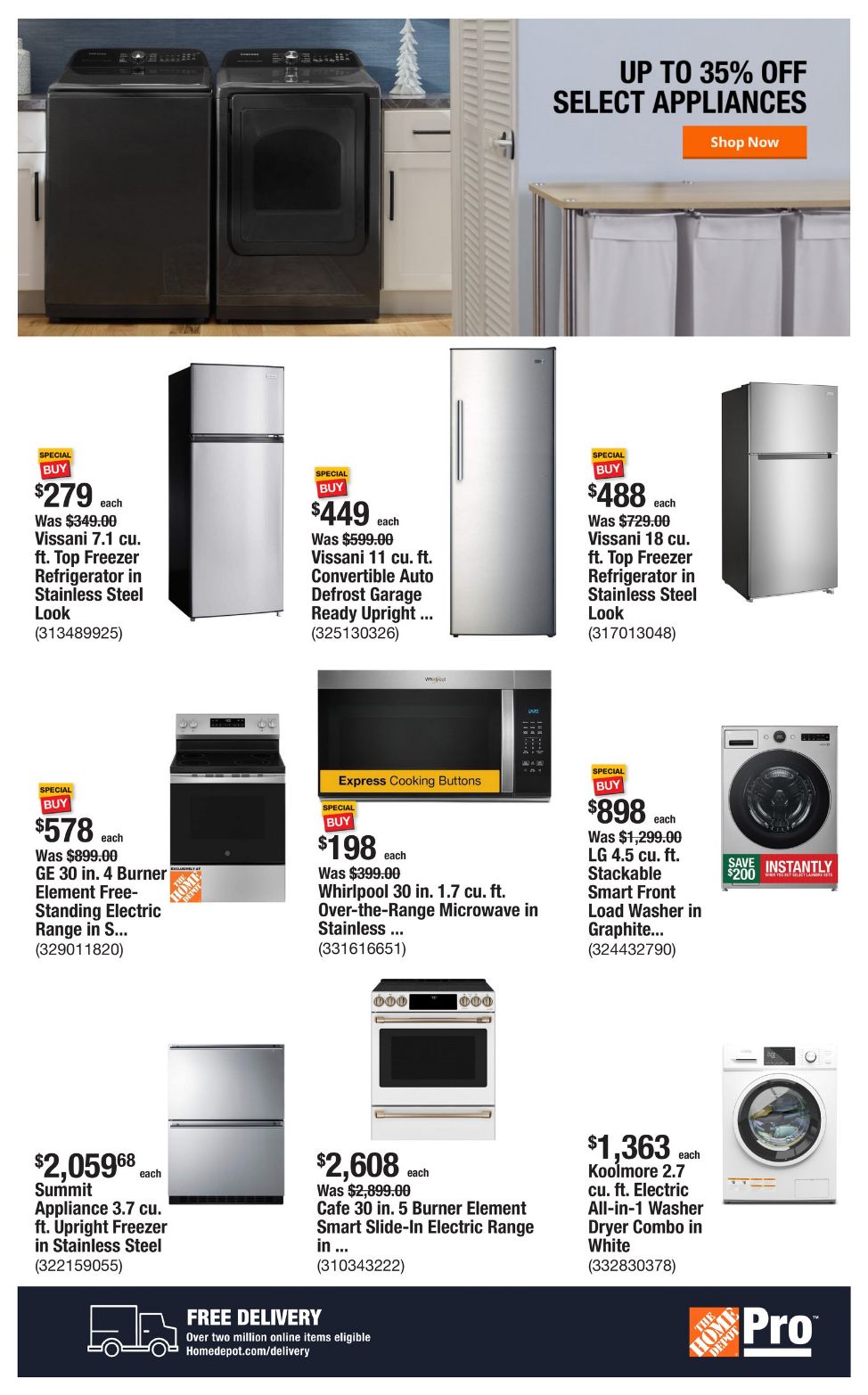 Weekly ad Home Depot 12/09/2024 - 12/16/2024