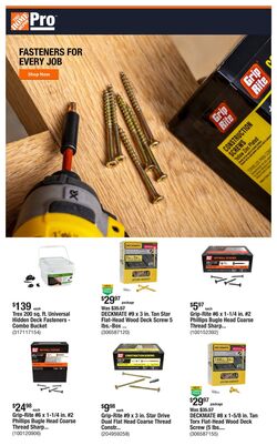 Weekly ad Home Depot 10/21/2024 - 10/28/2024