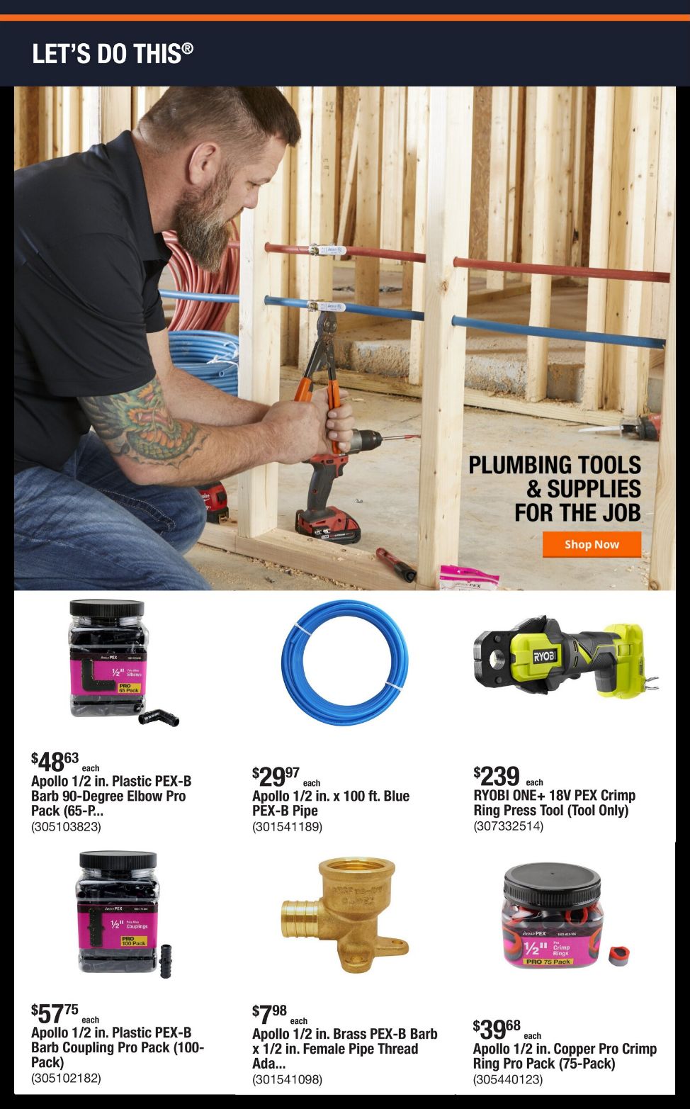 Weekly ad Home Depot 08/18/2025 - 08/25/2025