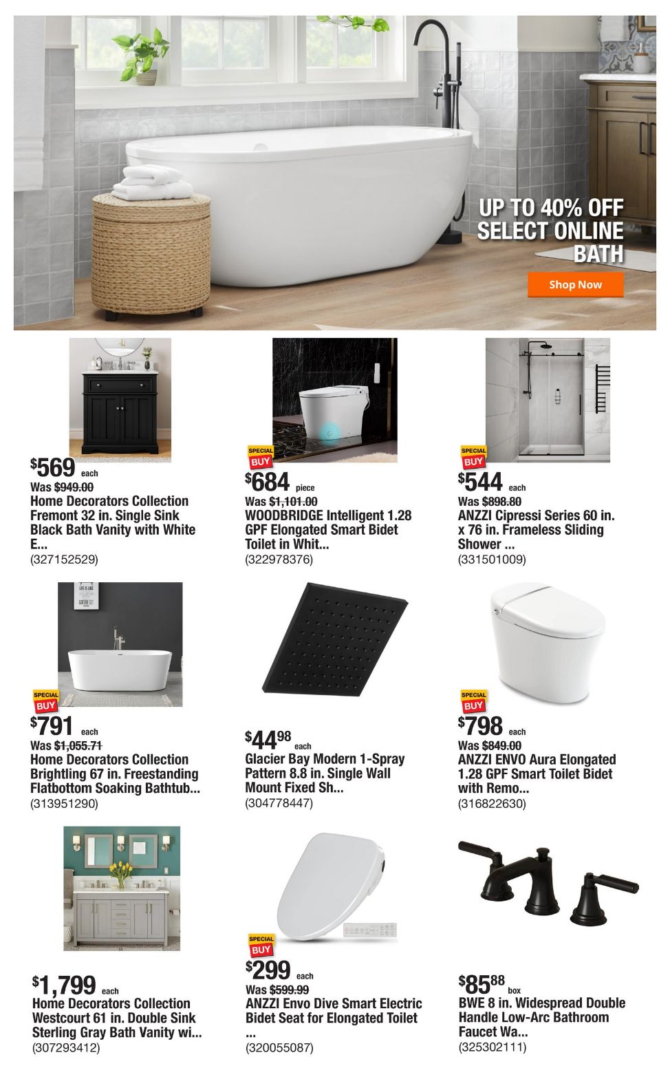 Weekly ad Home Depot 10/21/2024 - 10/28/2024