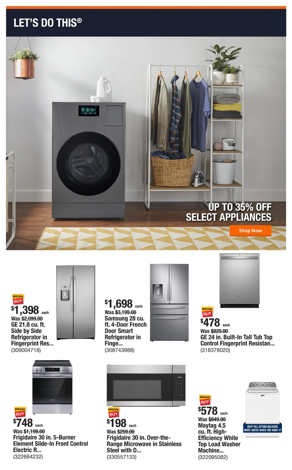 Weekly ad Home Depot 10/07/2024 - 10/14/2024