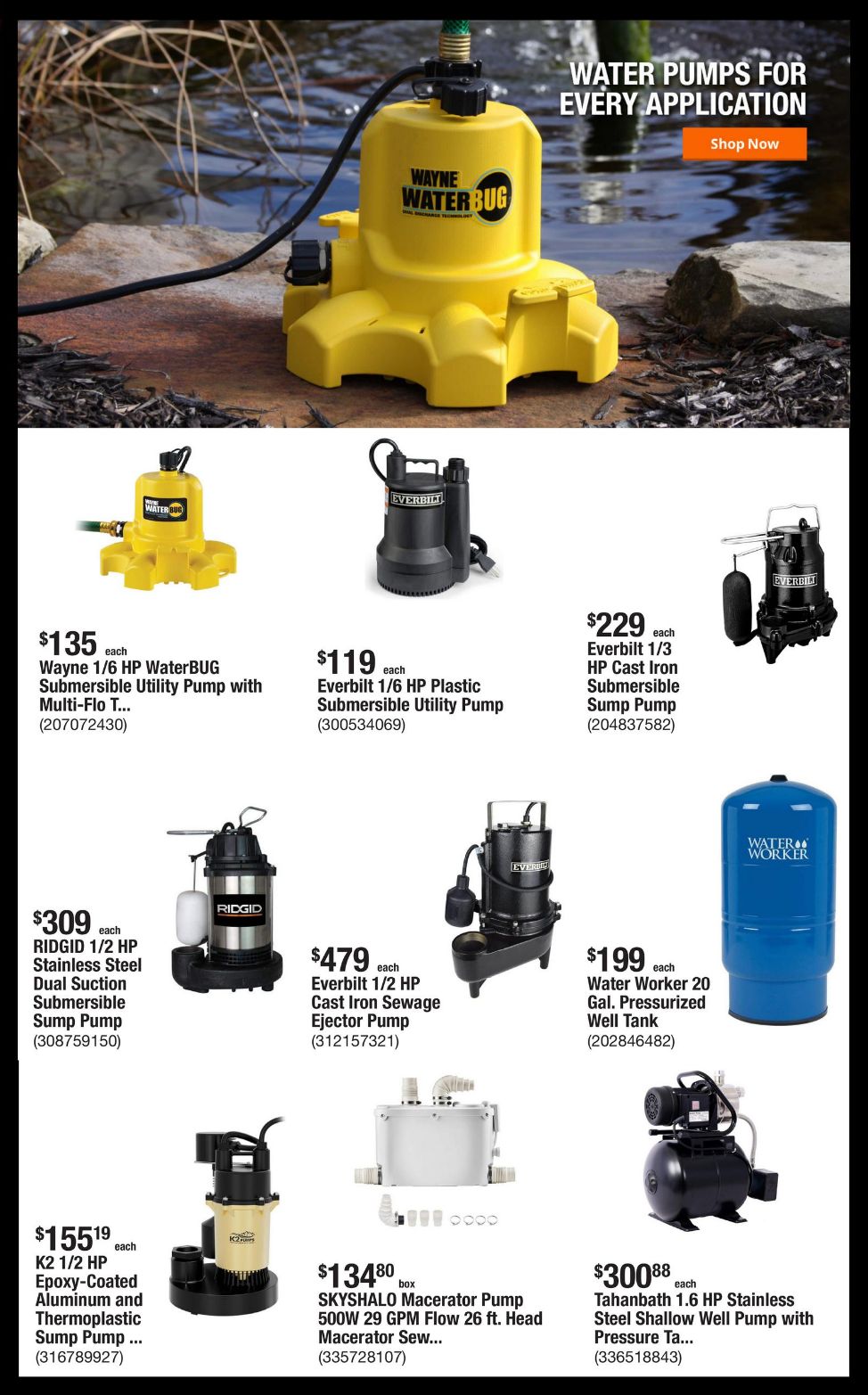 Weekly ad Home Depot 09/15/2025 - 09/22/2025