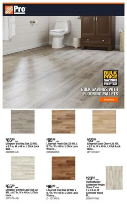 Weekly ad Home Depot 09/16/2024 - 10/27/2024