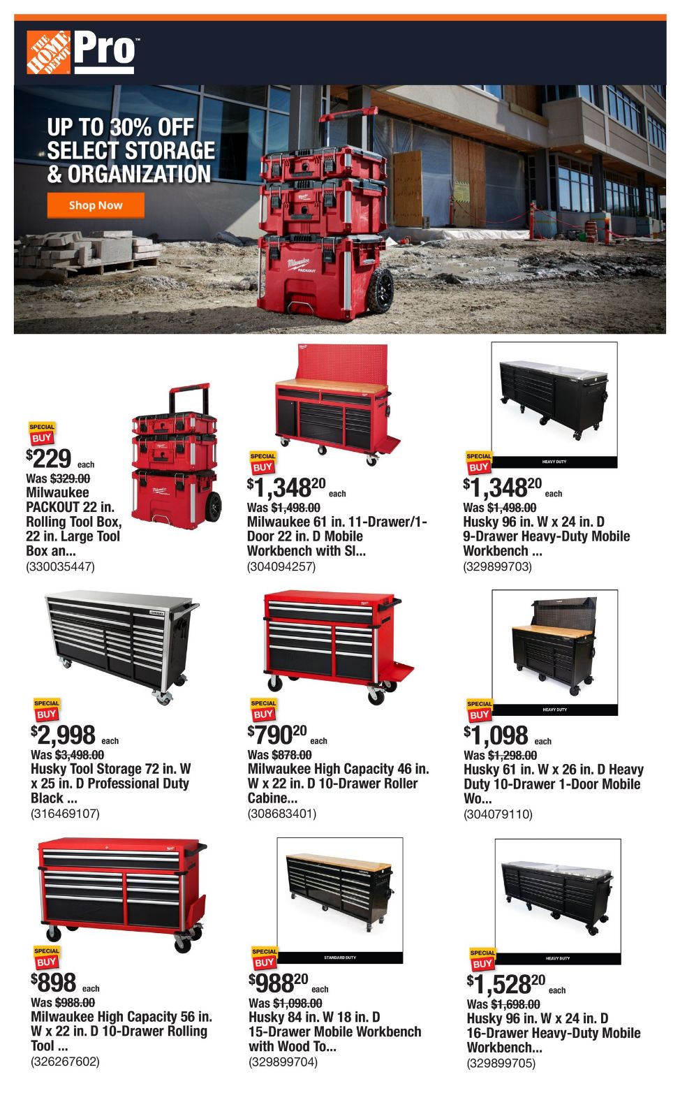 Weekly ad Home Depot 01/13/2025 - 01/20/2025