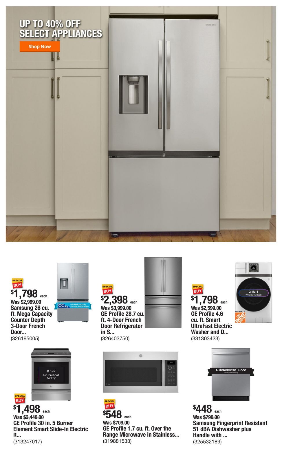 Weekly ad Home Depot 11/11/2024 - 11/18/2024