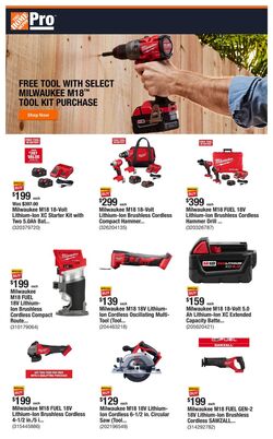 Weekly ad Home Depot 09/16/2024 - 10/27/2024