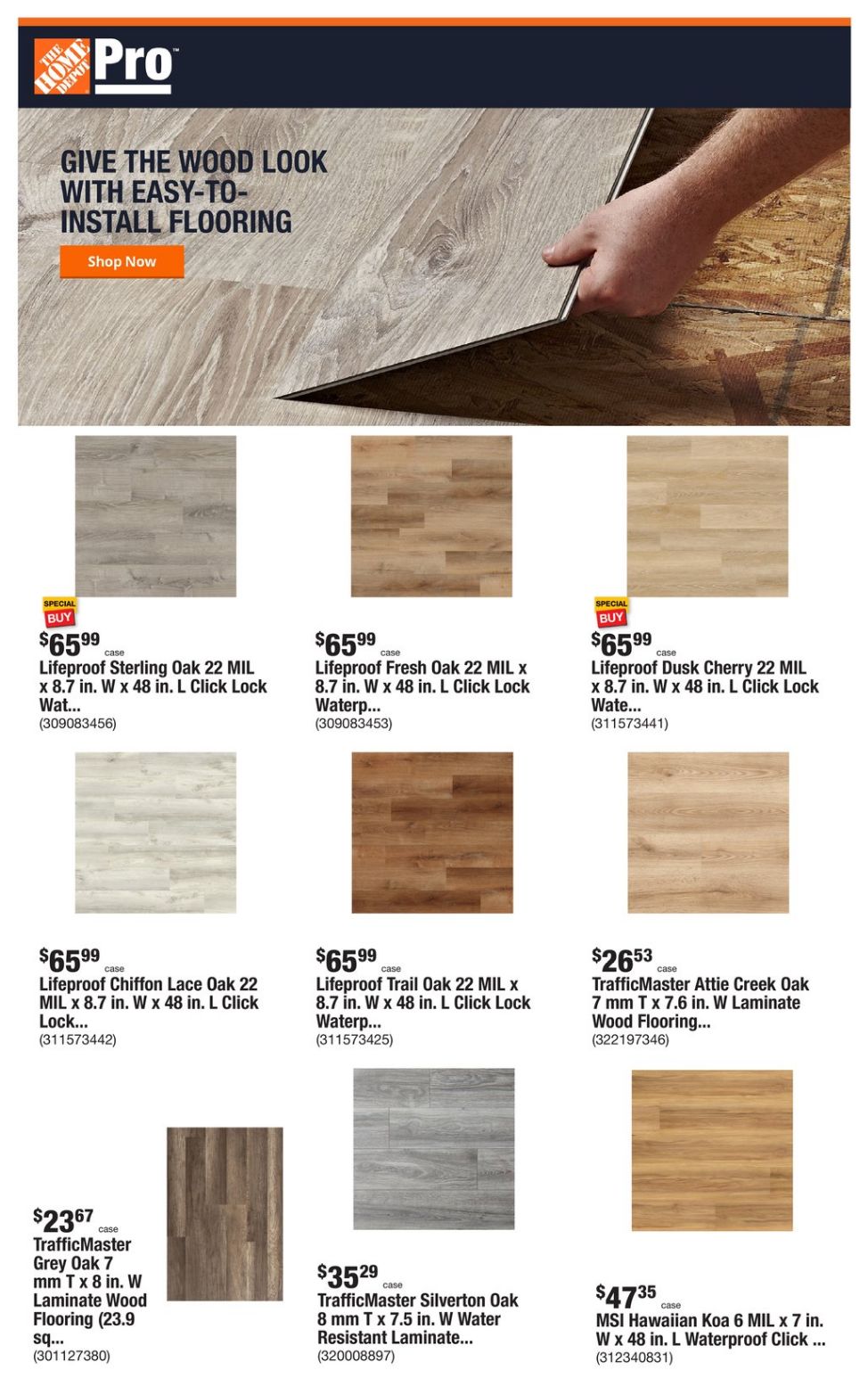 Weekly ad Home Depot 03/18/2024 - 04/08/2024