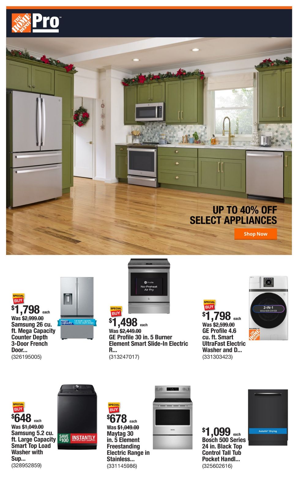 Weekly ad Home Depot 11/18/2024 - 11/25/2024