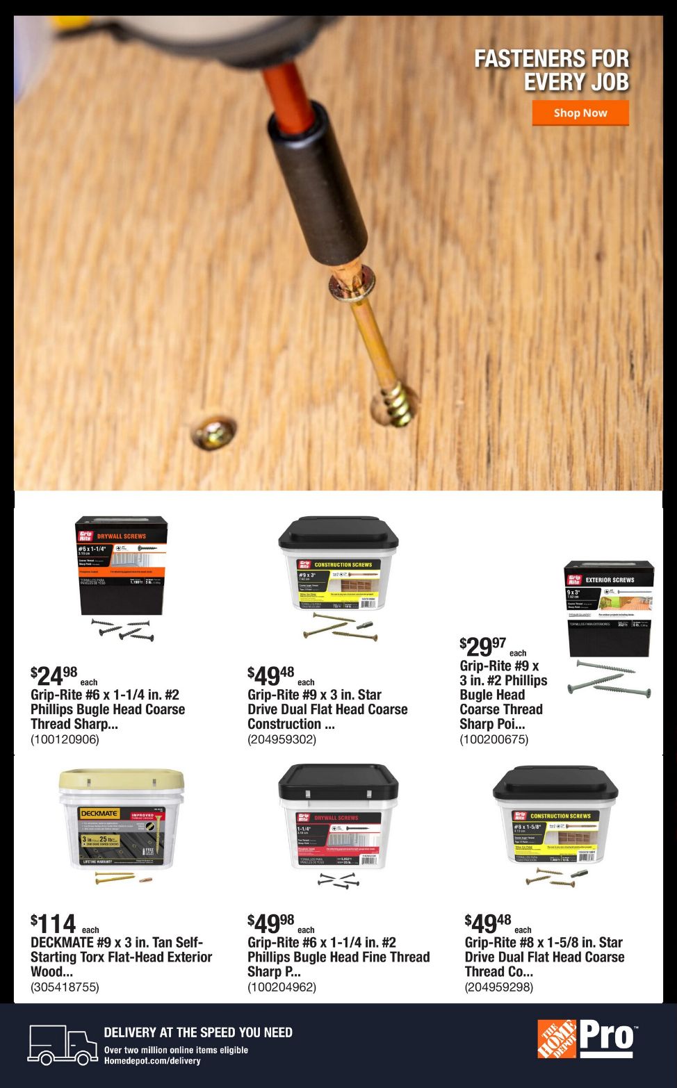 Weekly ad Home Depot 08/04/2025 - 08/11/2025