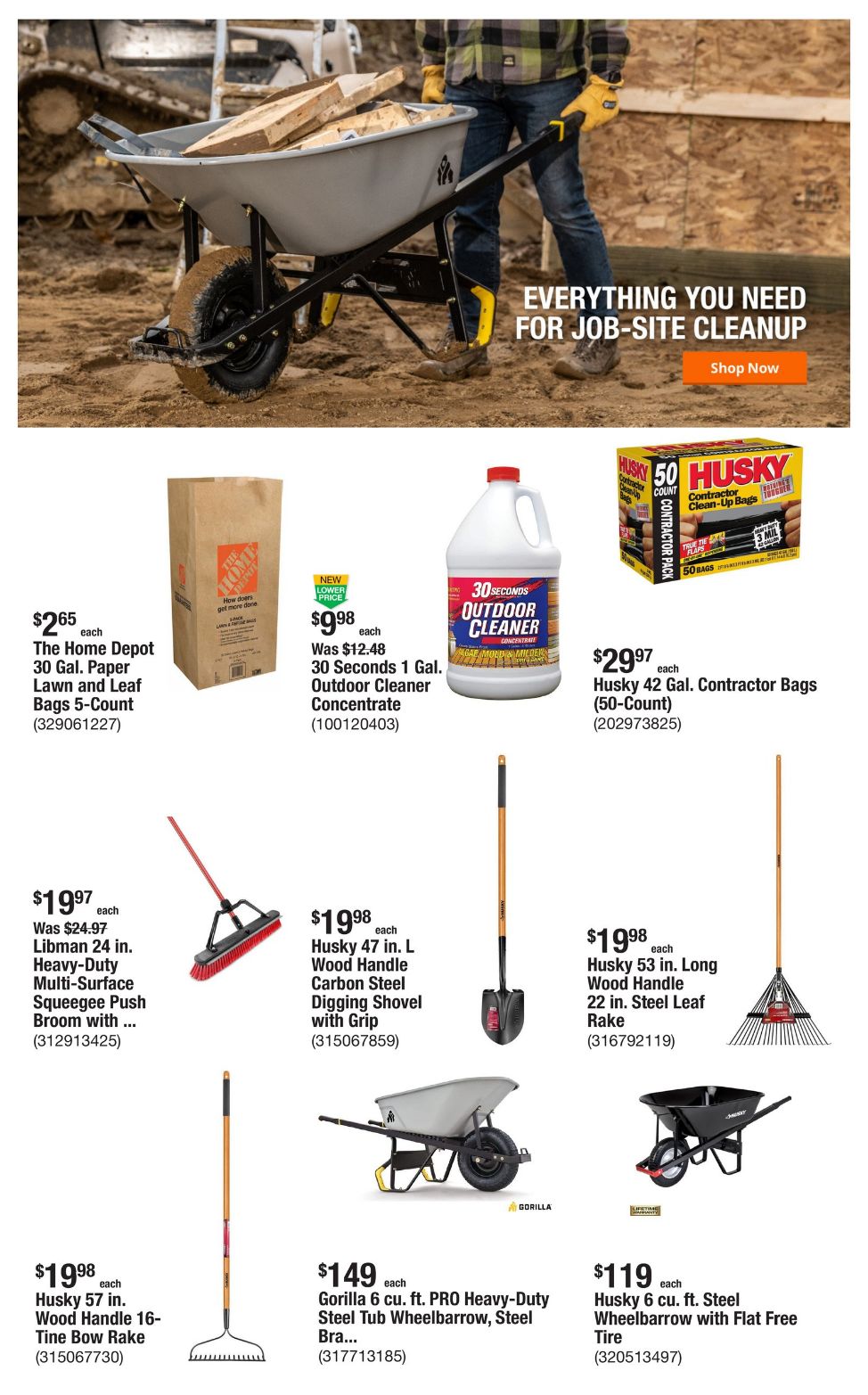 Weekly ad Home Depot 09/09/2024 - 09/16/2024