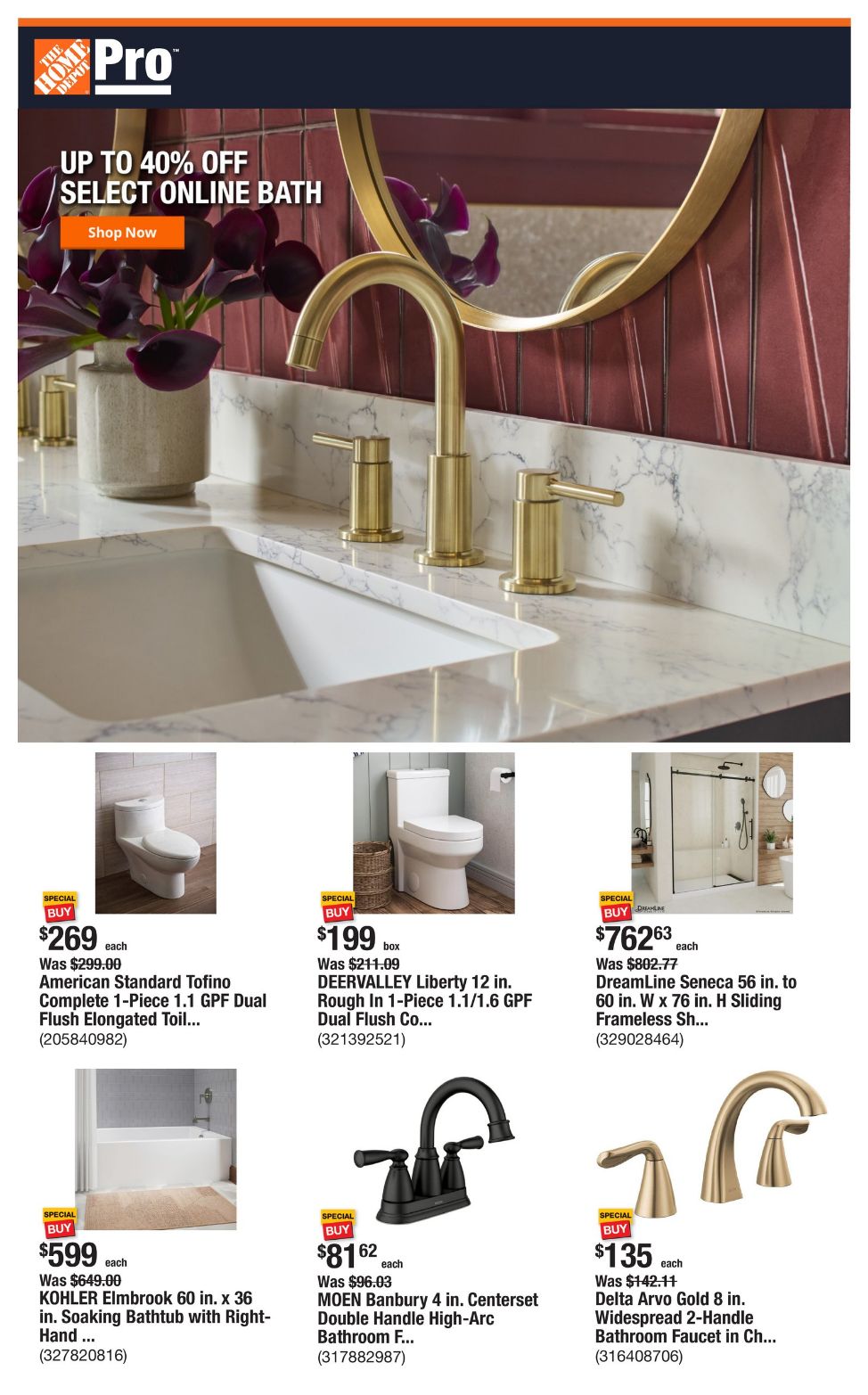 Weekly ad Home Depot 01/20/2025 - 01/27/2025