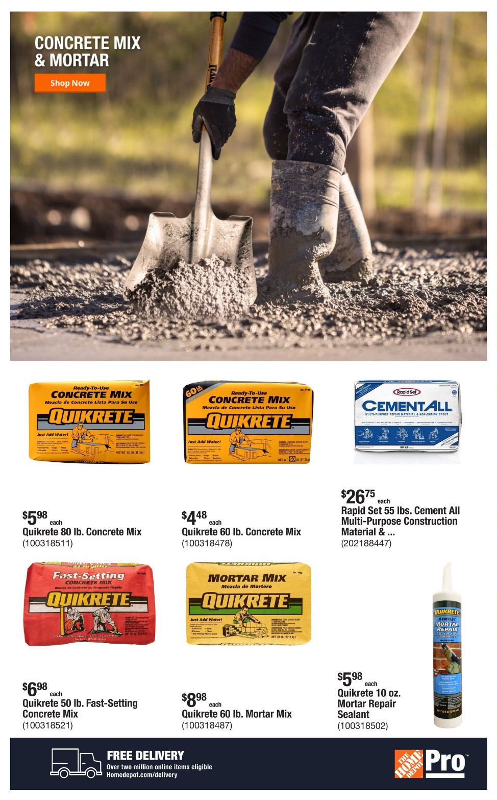 Weekly ad Home Depot 08/26/2024 - 09/02/2024