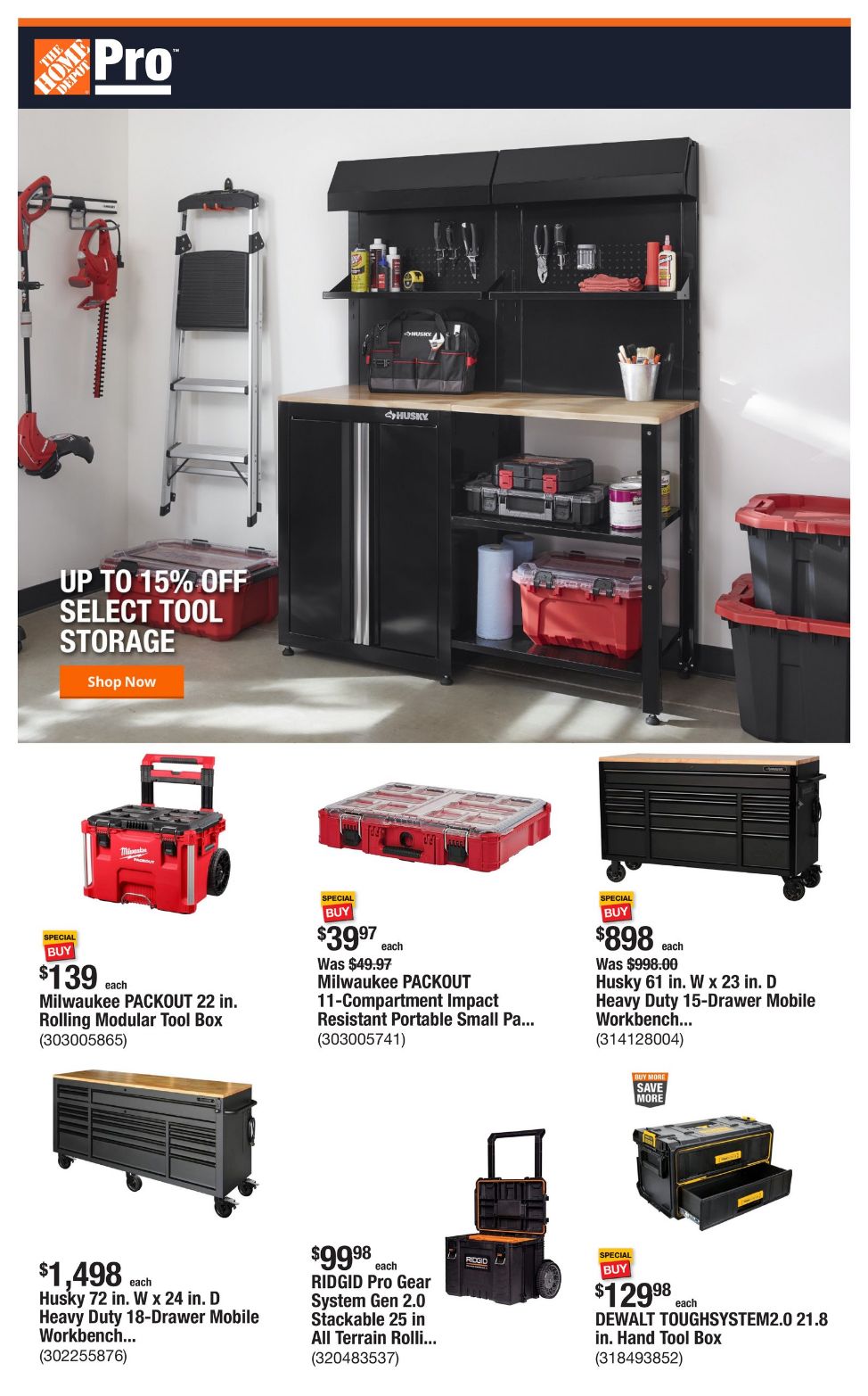 Weekly ad Home Depot 08/12/2024 - 08/19/2024