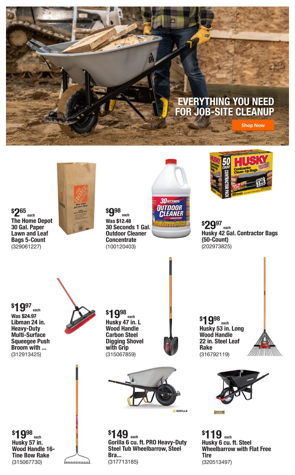 Weekly ad Home Depot 09/16/2024 - 09/23/2024