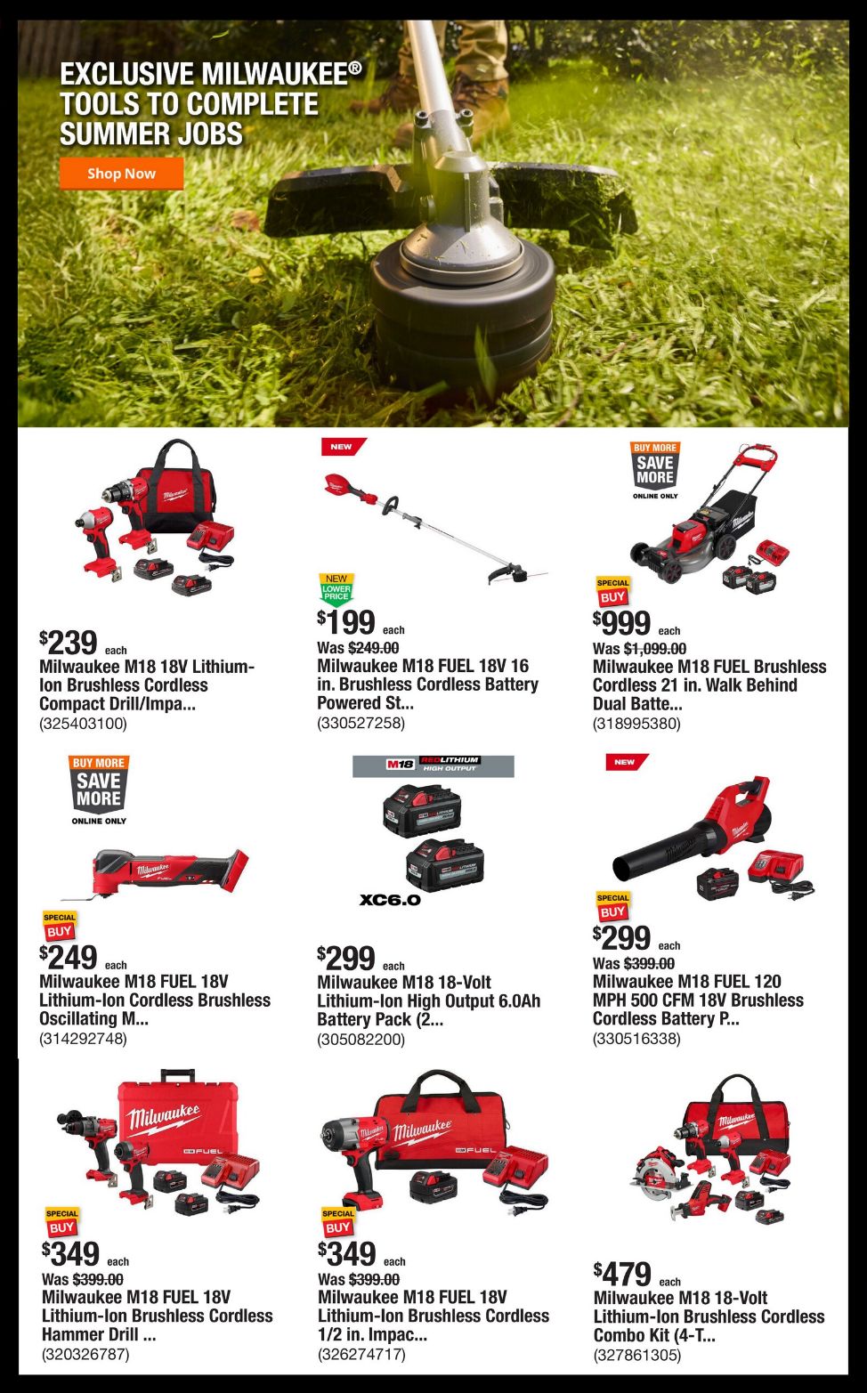 Weekly ad Home Depot 06/09/2025 - 06/16/2025
