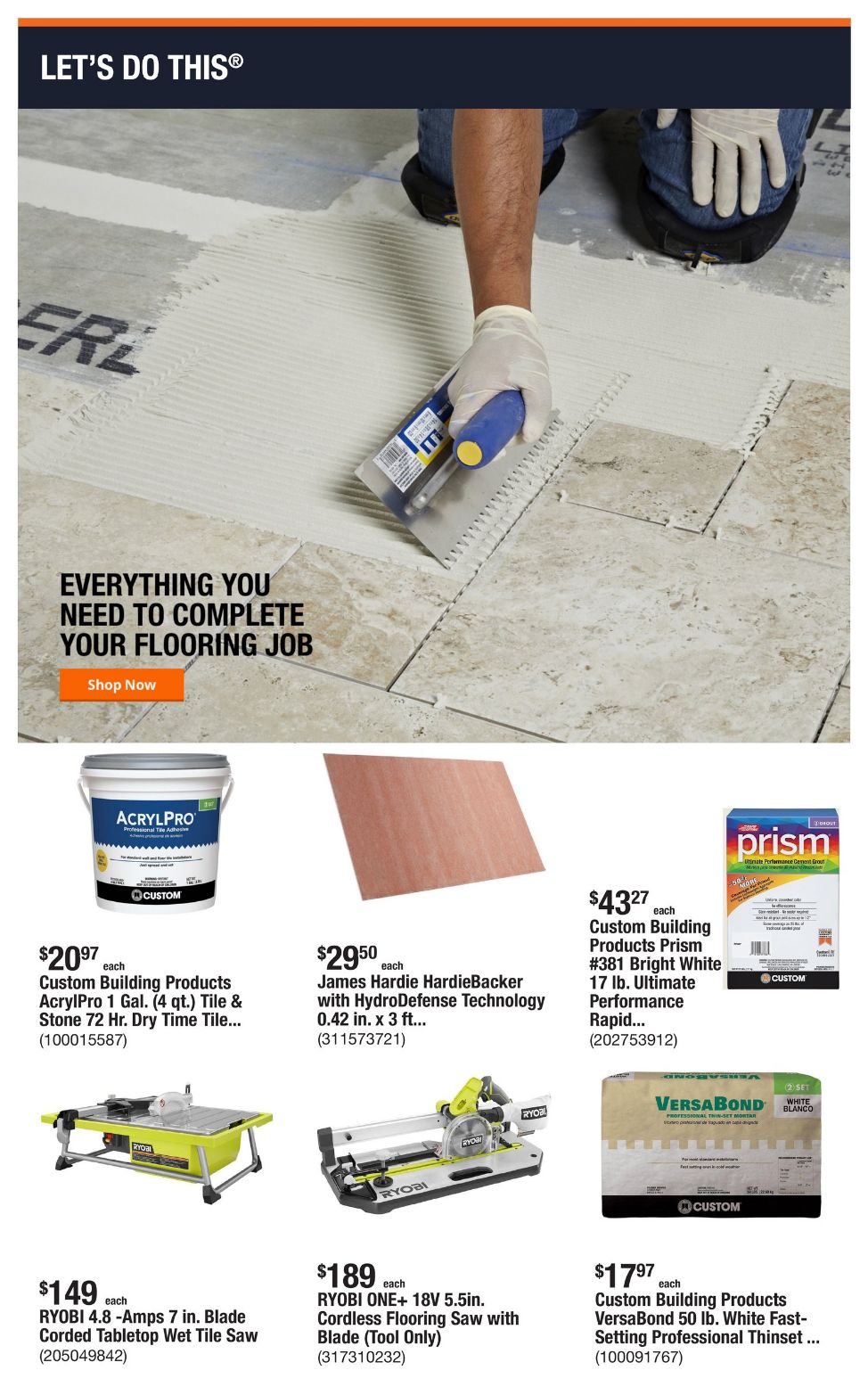 Weekly ad Home Depot 09/23/2024 - 09/30/2024