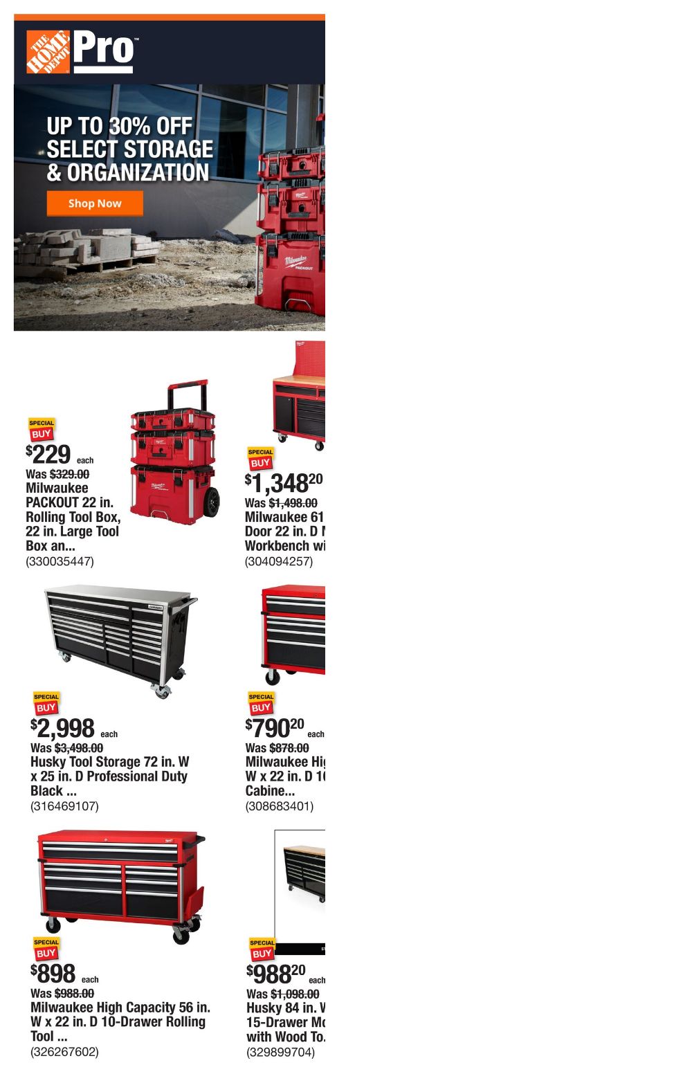 Weekly ad Home Depot 01/13/2025 - 01/20/2025