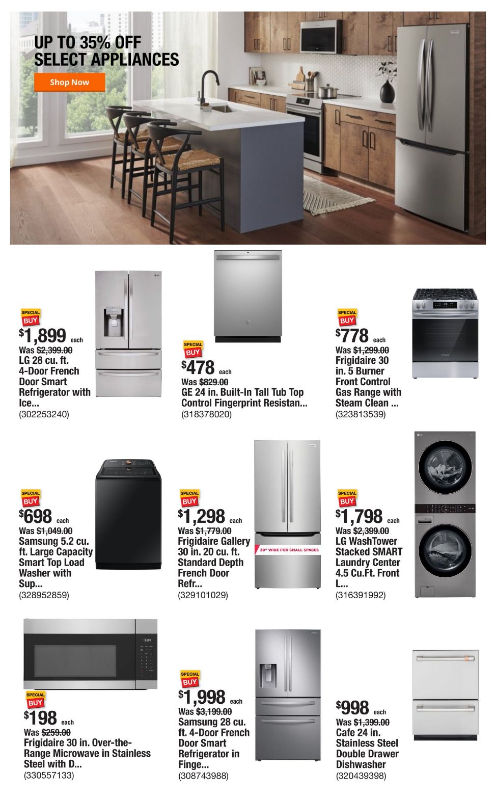 Weekly ad Home Depot 01/13/2025 - 01/20/2025