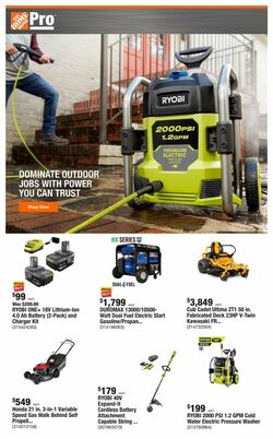 Weekly ad Home Depot 09/05/2022-09/12/2022