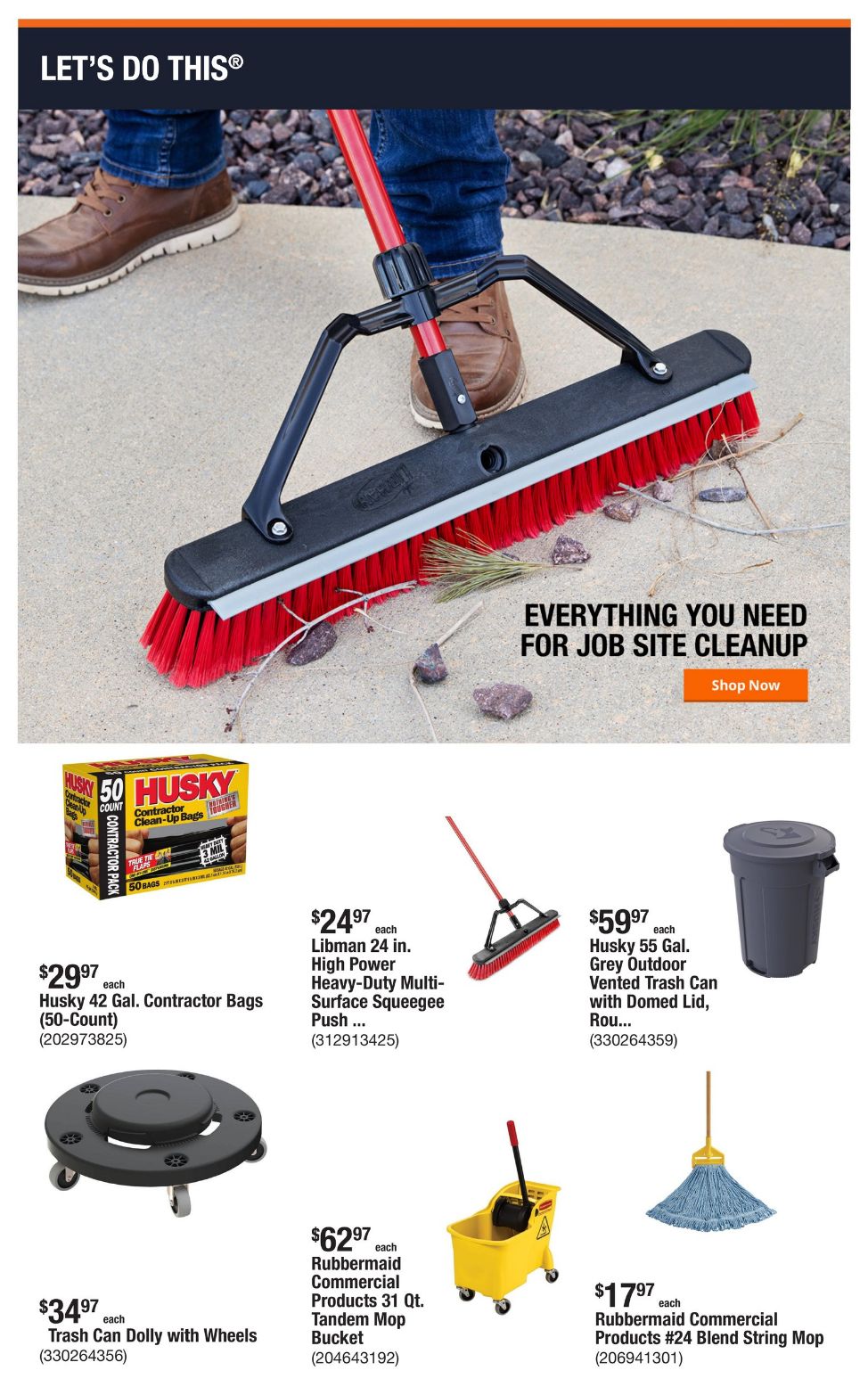 Weekly ad Home Depot 01/06/2025 - 01/13/2025