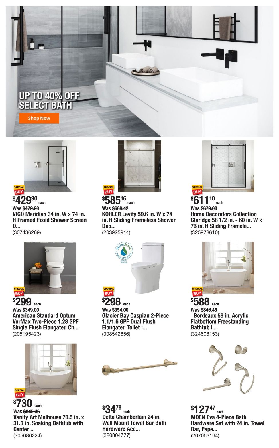 Weekly ad Home Depot 01/06/2025 - 01/13/2025