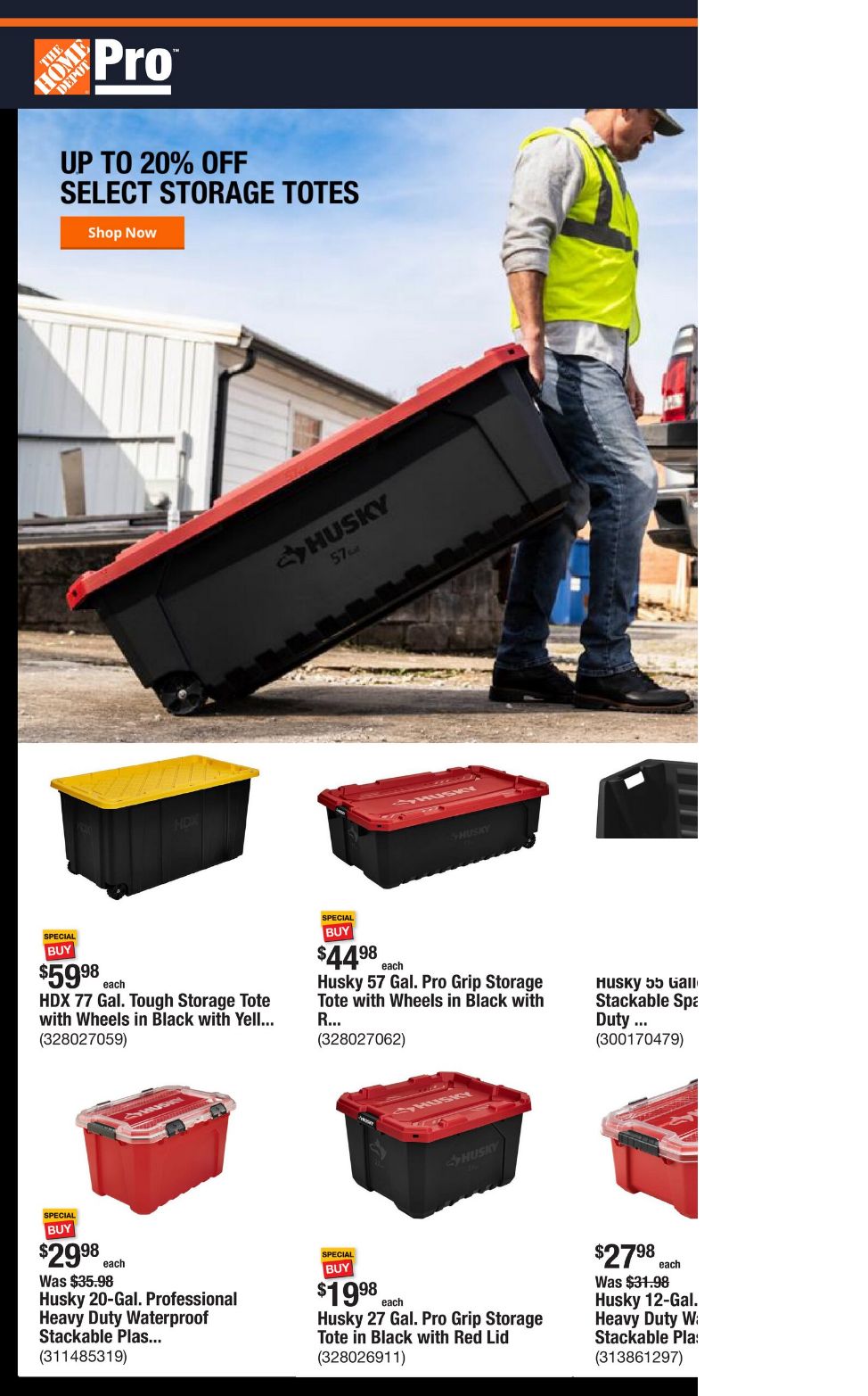 Weekly ad Home Depot 07/21/2025 - 07/28/2025