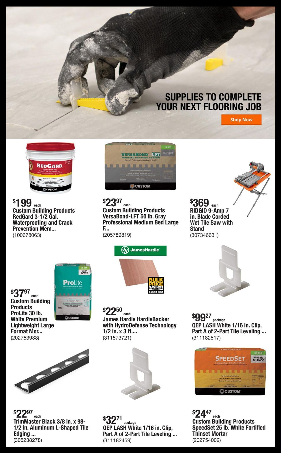 Weekly ad Home Depot 10/27/2025 - 11/03/2025