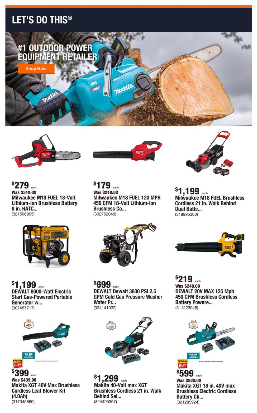 Weekly ad Home Depot 11/15/2023 - 11/28/2023