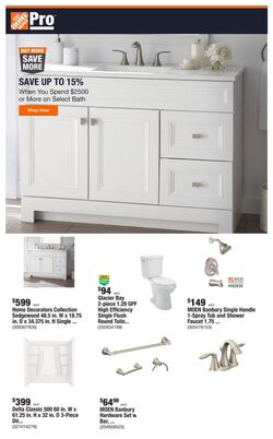 Weekly ad Home Depot 01/15/2024 - 01/12/2025
