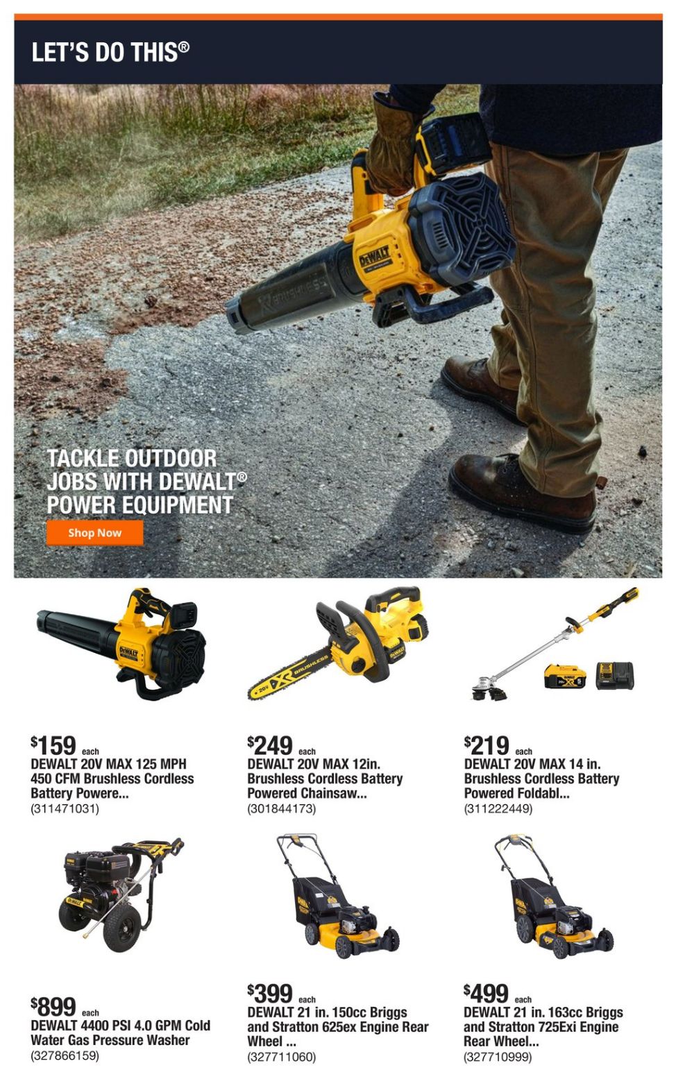 Weekly ad Home Depot 05/13/2024 - 05/20/2024