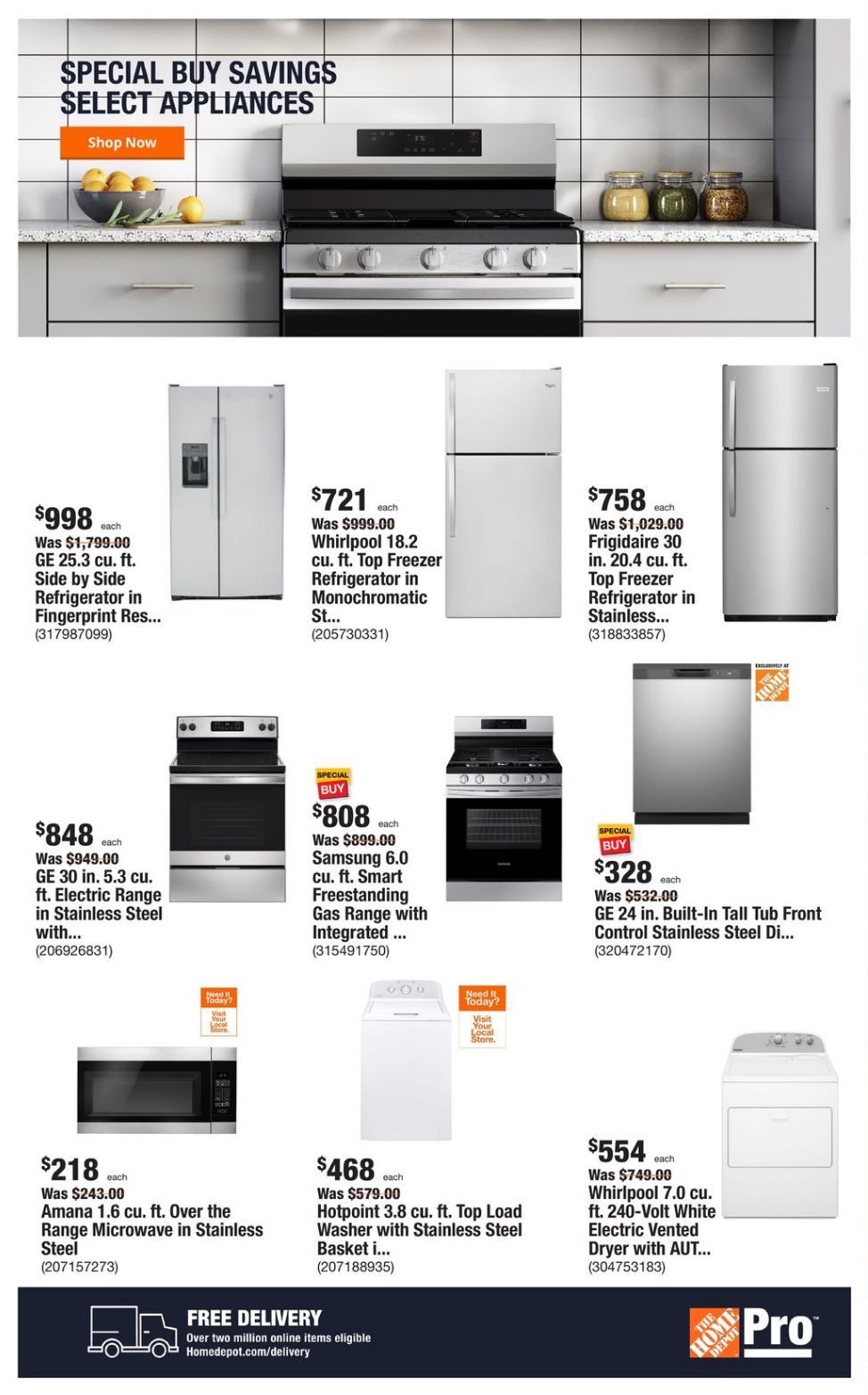 Weekly ad Home Depot 03/25/2024 - 04/15/2024