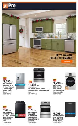 Weekly ad Home Depot 11/18/2024 - 01/05/2025