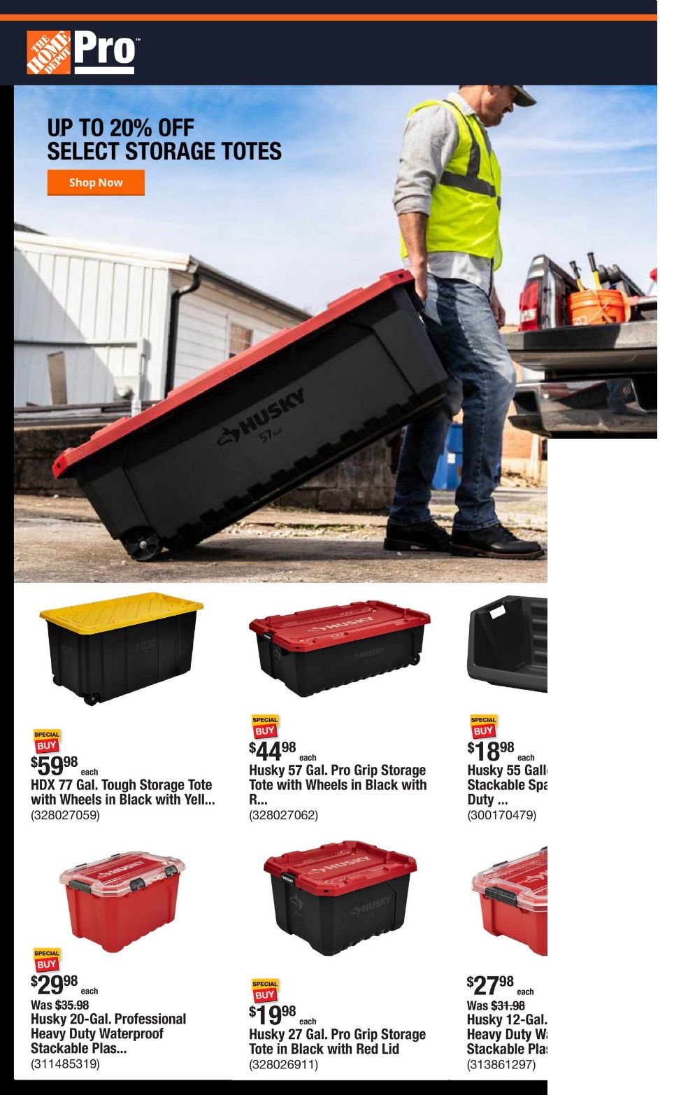 Weekly ad Home Depot 07/21/2025 - 07/28/2025
