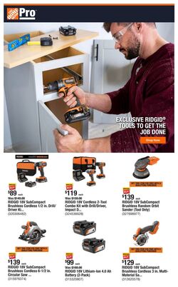 Weekly ad Home Depot 11/07/2024 - 11/29/2024