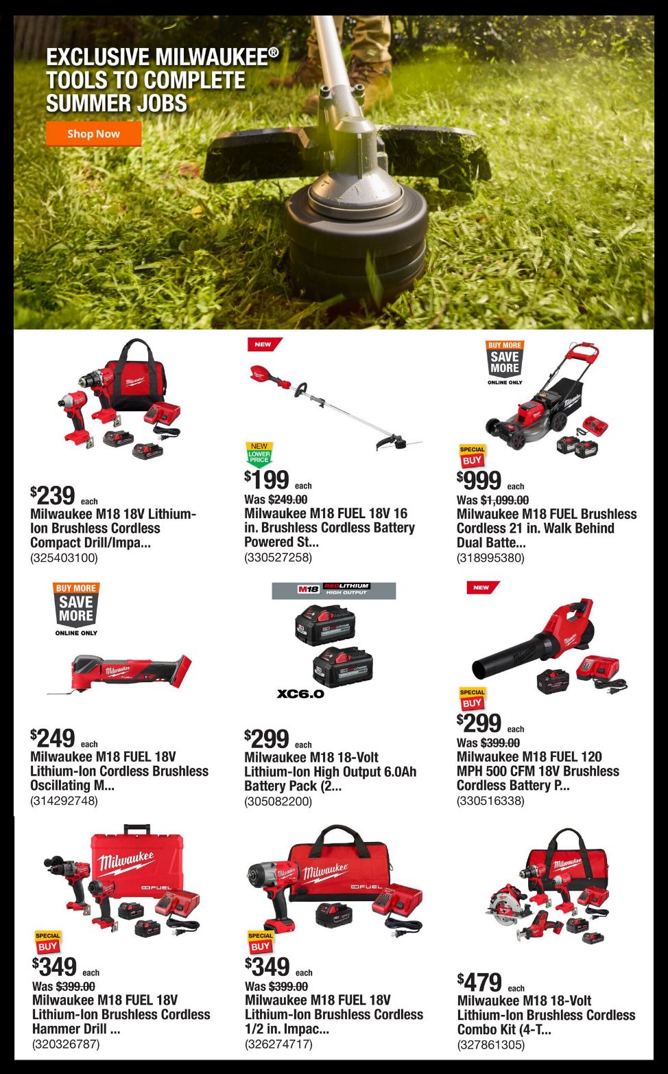 Weekly ad Home Depot 06/09/2025 - 06/16/2025