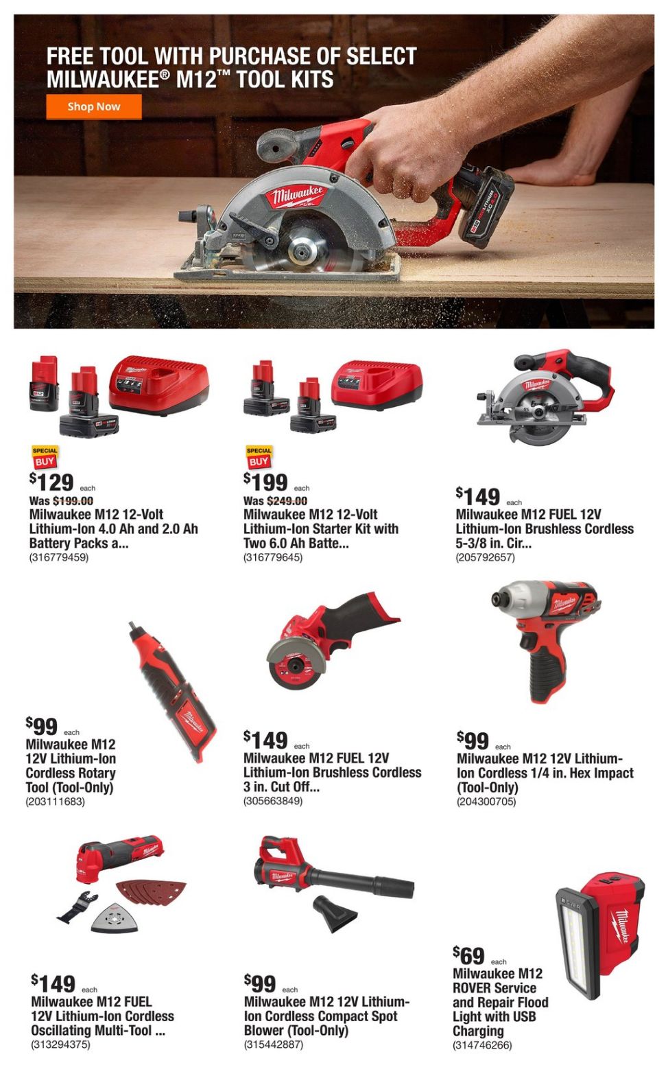 Weekly ad Home Depot 09/12/2022 - 09/19/2022