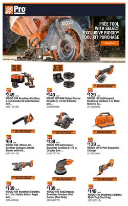 Weekly ad Home Depot 10/17/2024 - 10/24/2024