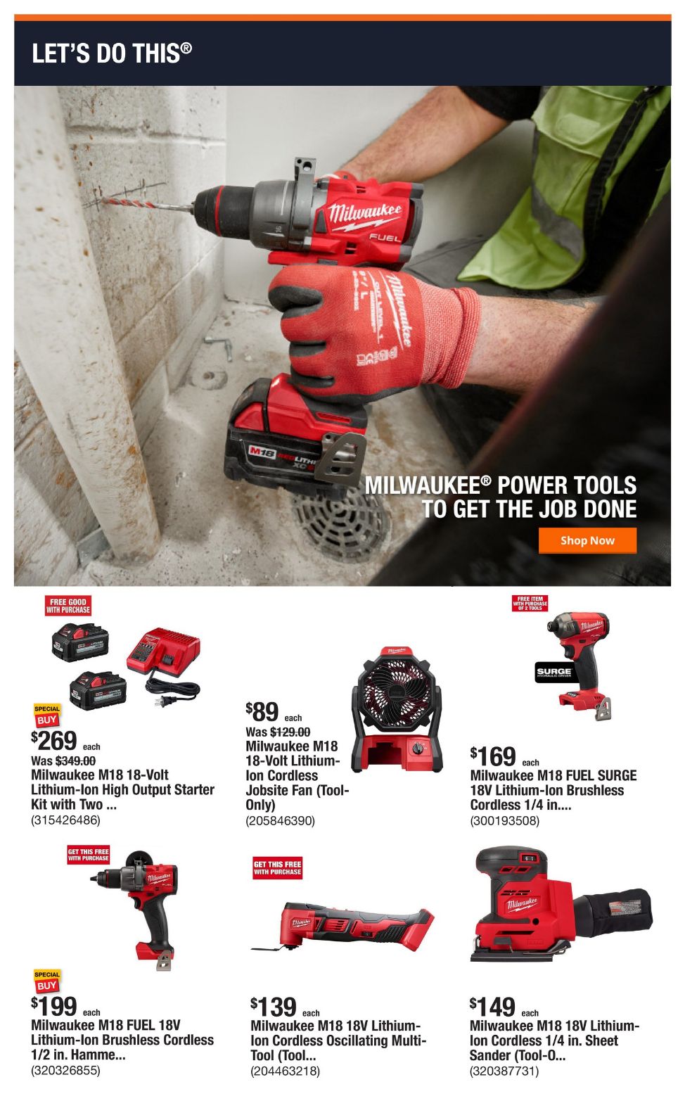 Weekly ad Home Depot 07/22/2024 - 08/01/2024